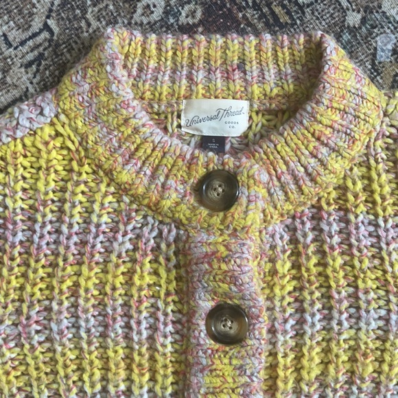 Universal Thread button front striped cardigan sweater size small - Picture 2 of 5